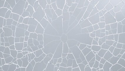 Obraz premium Radial cracked glass texture design element