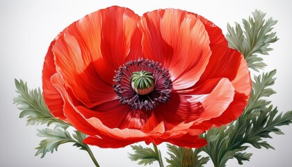 Hintergrund Klatschmohn