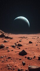 mars point of view to earth - artificial intelligence
