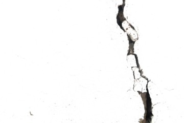 wall crack transparent