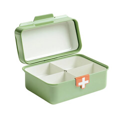 Open first aid box isolated [Transparent Background PNG].
