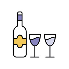 Alcoholic Beverages Icon vector