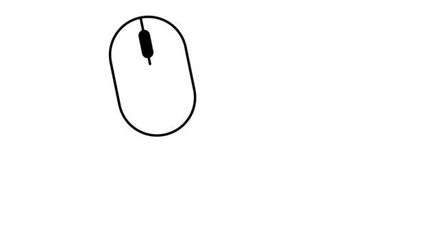 Vector animation of a simple mouse.