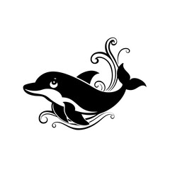 Obraz premium whale swimming