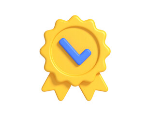 Award badge, success icon