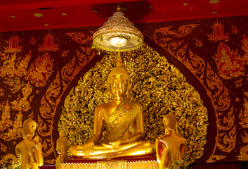 golden buddha statue in thailand