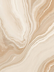 Obraz premium Beige Marble AI Flow: Abstract Modern Surface Pattern with Textured Vintage Art Wallpaper Design