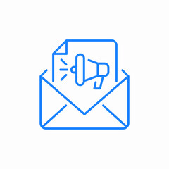 announcement leaflet icon sign vector