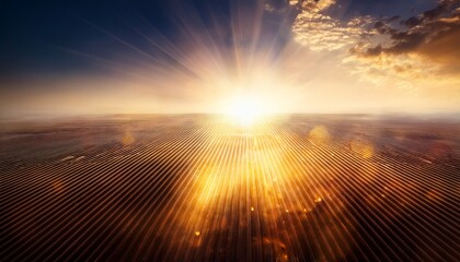 sunlight overlays abstract backdrop