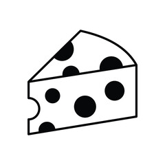 Cheese  Icon vector