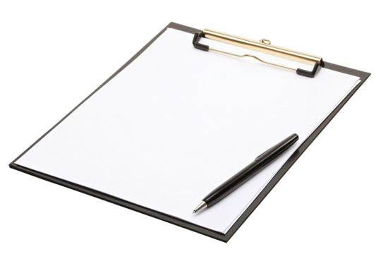Blank clipboard with pen (5)