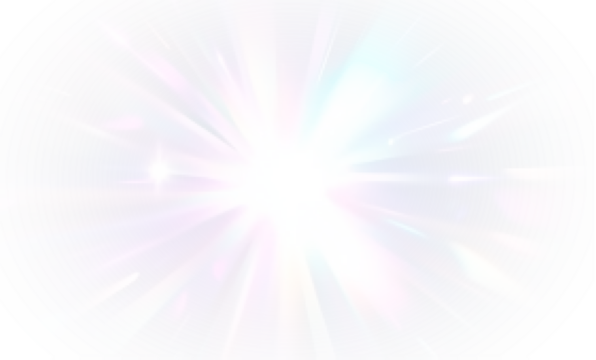 Fantasy PNG sparkle with glass prism shine, optical burst and rainbow glare, glowing lens flash, bright star reflection, iridescent overlay and colorful refraction on abstract green background


