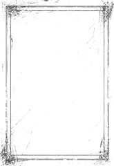 Grunge surface pattern in black and white texture. Dirty vintage background with scratches. Worn overlay perfect for distressed retro projects.