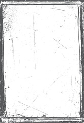 Worn pattern with scratched grunge surface. Dirty monochrome texture in vintage form. Best used for distressed abstract overlays and backgrounds.