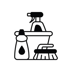Cleaning Supplies Icon vector