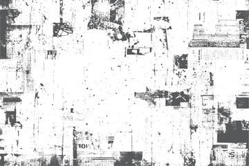 Distressed overlay with rough textured detail. Black sketch lines add noise and visual edge. Dust grain particles scattered for vintage feel.