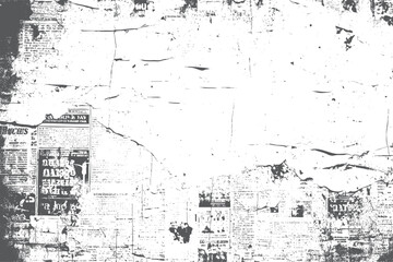 Distressed sketch lines in grainy overlay. Rough texture combined with dust particles. Vintage noise feel on visual background.