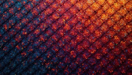 Intricate woven textile with complex repeating motif, fabric texture, detail, vintage pattern