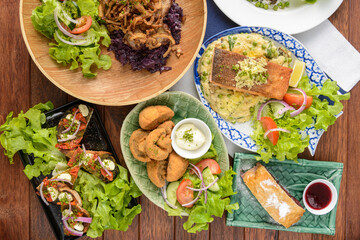 Vibrant Feast of Delicious Dishes