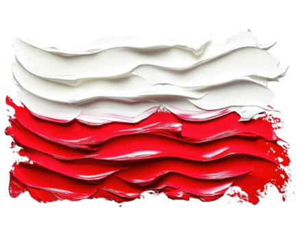 Abstract Polish Flag