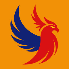vector illustration of an eagle