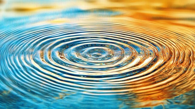 The concept of resonance as seen through the movement of water.