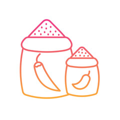 Spices & Seasoning Icon vector