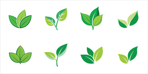 Eco-Friendly Green Leaves Logo
