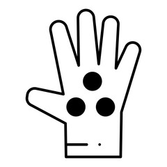 Arthritis Hand dualtone icon

