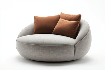 Modern, cozy, organic sectional