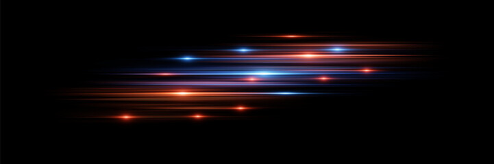 Futuristic neon lines, speed light effect.