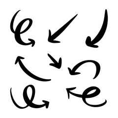 Hand Drawn Arrow Editable Illustration Collection