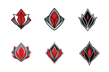 Collection of Abstract Logos for Modern Brand Identity