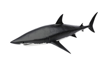 Obraz premium Realistic 3D render of a great white shark.