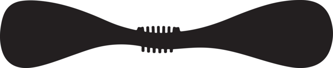 Abstract Black Bow Clipart Simple Design Element