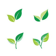 Eco-Friendly Green Leaves Logo