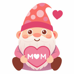 santa claus with heart
