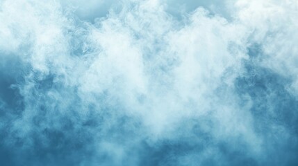 Obraz premium A blue and white abstract background with a light blue cloud-like texture.