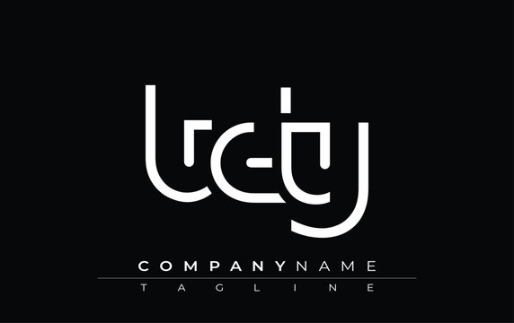 TDY abstract letter design. Modern Business Logo Design With Abstract Typography and Contemporary Style