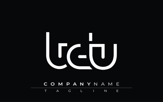 TDU abstract letter design. Modern Business Logo Design With Abstract Typography and Contemporary Style