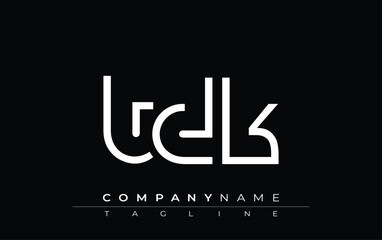 TDK abstract letter design. Modern Business Logo Design With Abstract Typography and Contemporary Style