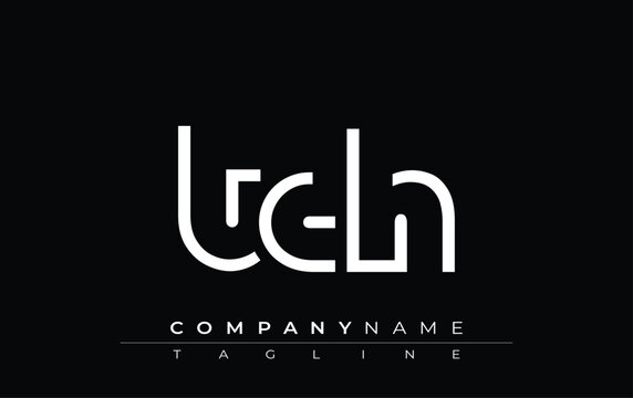 TDH abstract letter design. Modern Business Logo Design With Abstract Typography and Contemporary Style