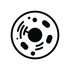 Black Cell Phone Icon Vector