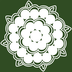 Intricate Mandala Design with Floral and Geometric Patterns – Detailed Symmetrical Ethnic Art, Boho Style Illustration for Meditation, Yoga, Spirituality, and Decorative Background Use