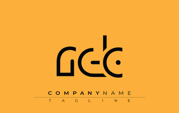RDC abstract letter design. Modern Business Logo Design With Abstract Typography and Contemporary Style