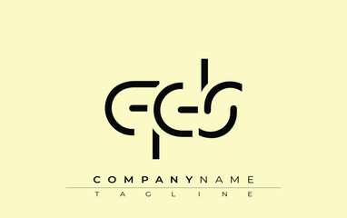 QDS abstract letter design. Modern Business Logo Design With Abstract Typography and Contemporary Style