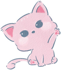 인사하는 고양이