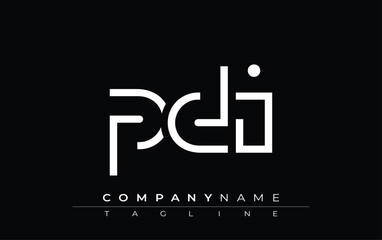 PI abstract letter design. Modern Business Logo Design With Abstract Typography and Contemporary Style