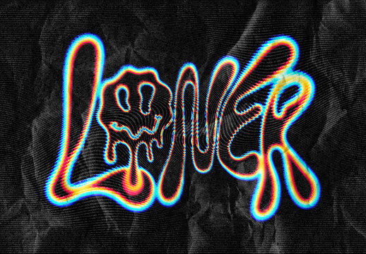 Distort Wave Effect Mockup