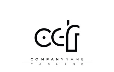 OF abstract letter design. Modern Business Logo Design With Abstract Typography and Contemporary Style